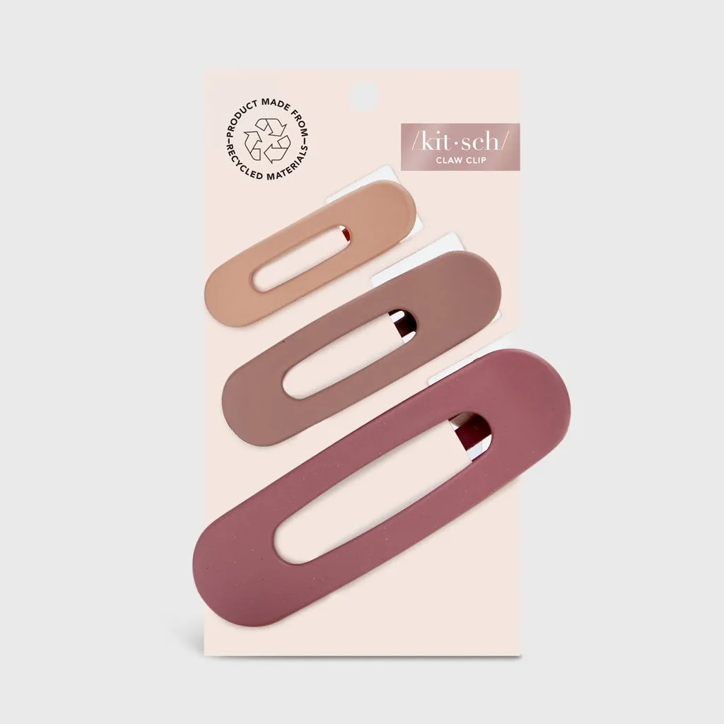 Flat Claw Clip 3pc