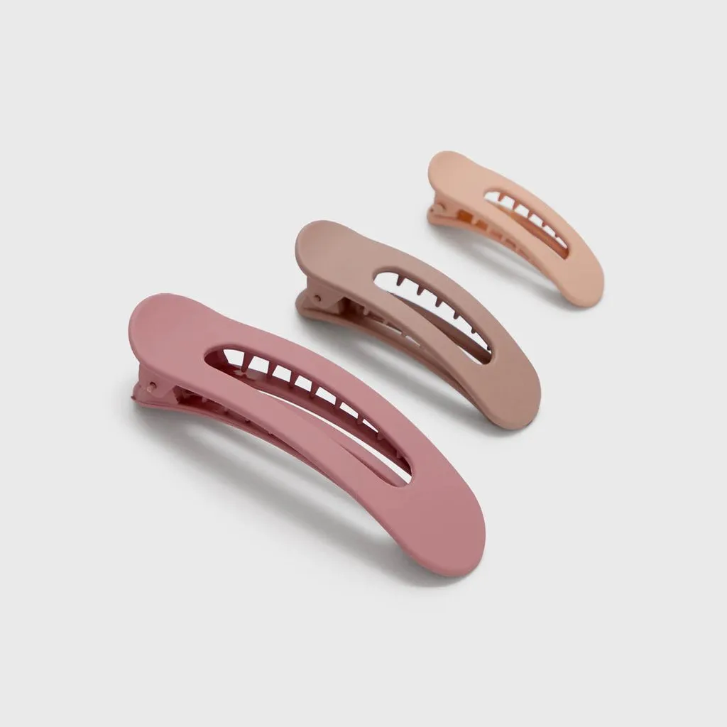 Flat Claw Clip 3pc