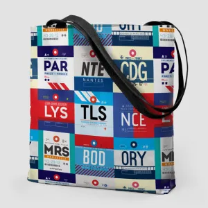 French Airports - Tote Bag