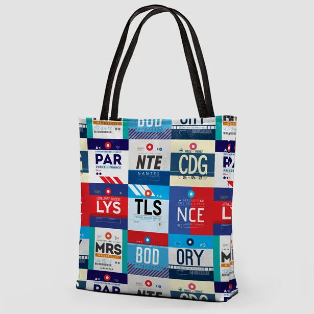 French Airports - Tote Bag