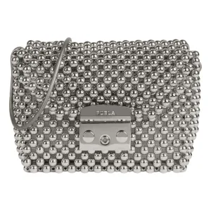 Furla Metropolis Mini Crossbody - Acciaio