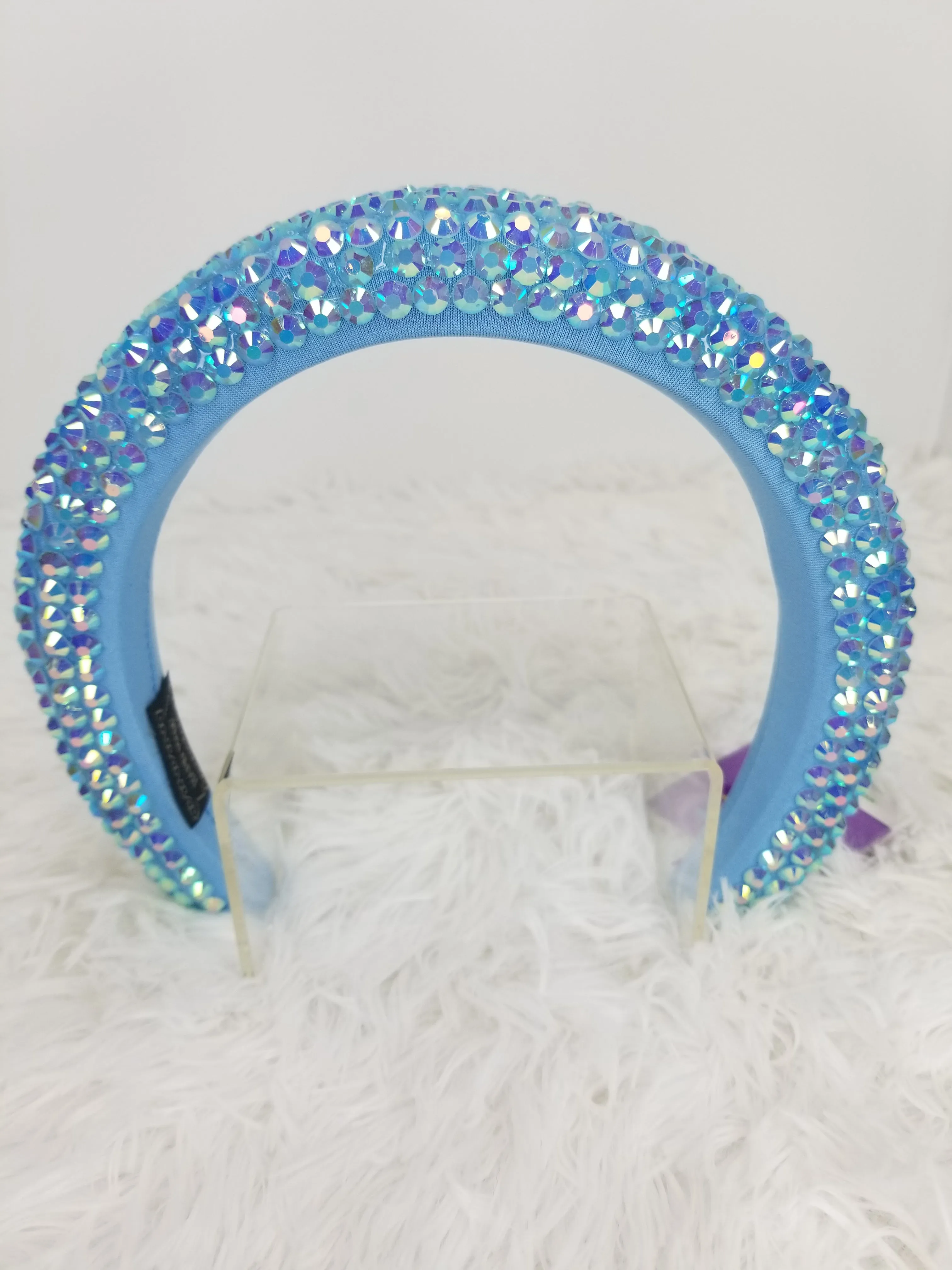 Glam Crown Padded Crystal Headband