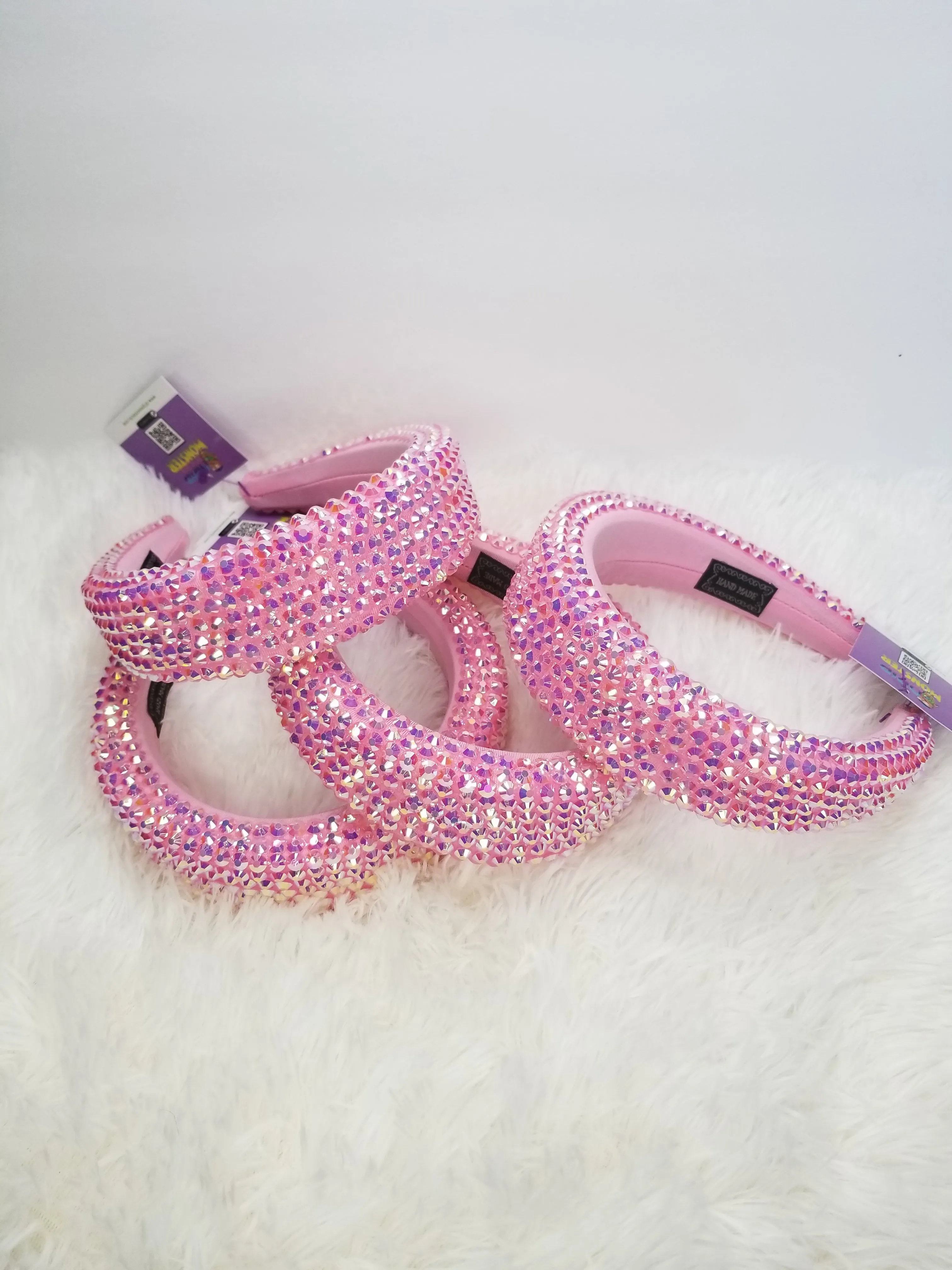 Glam Crown Padded Crystal Headband
