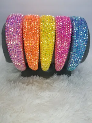 Glam Crown Padded Crystal Headband