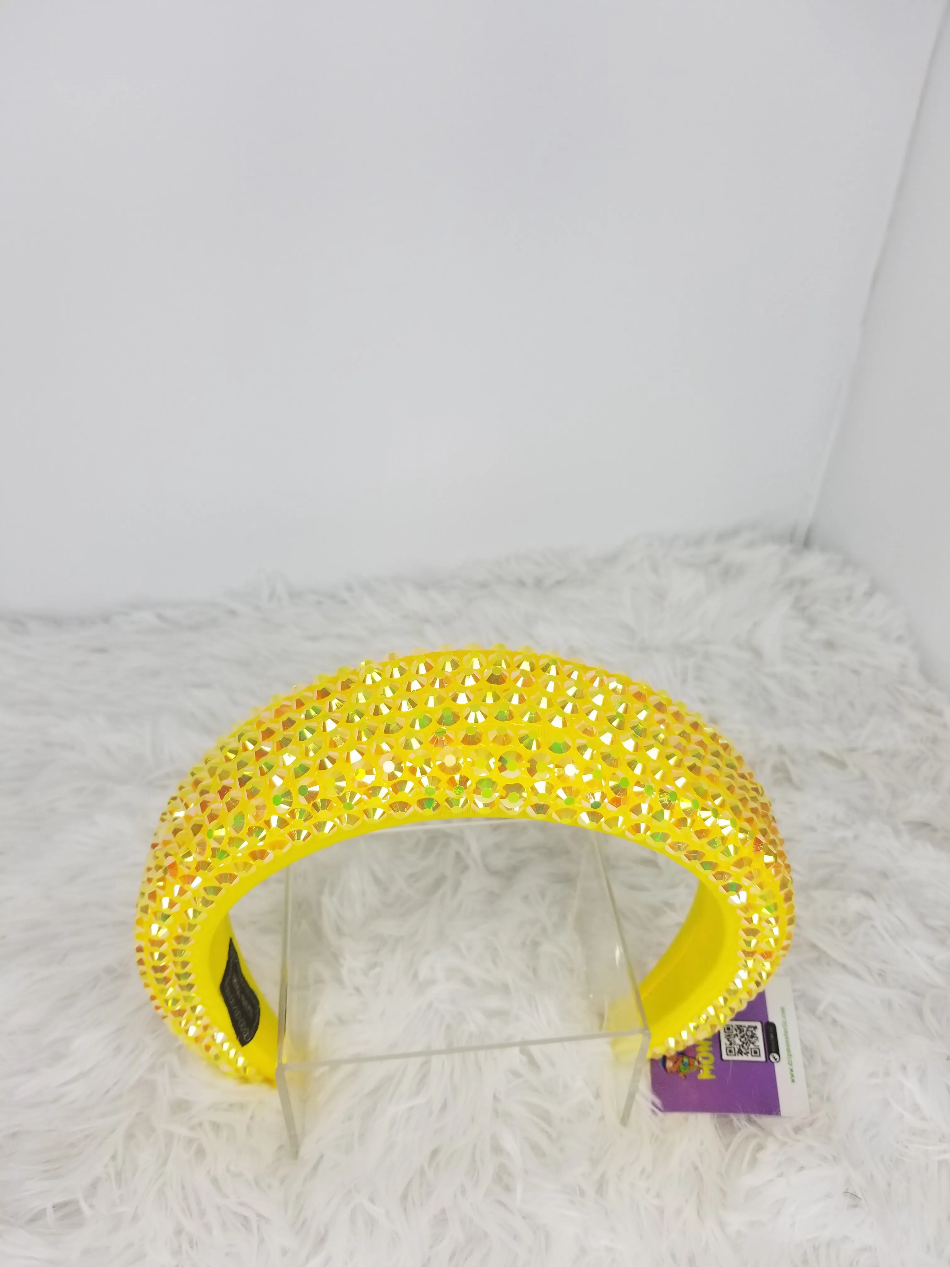 Glam Crown Padded Crystal Headband