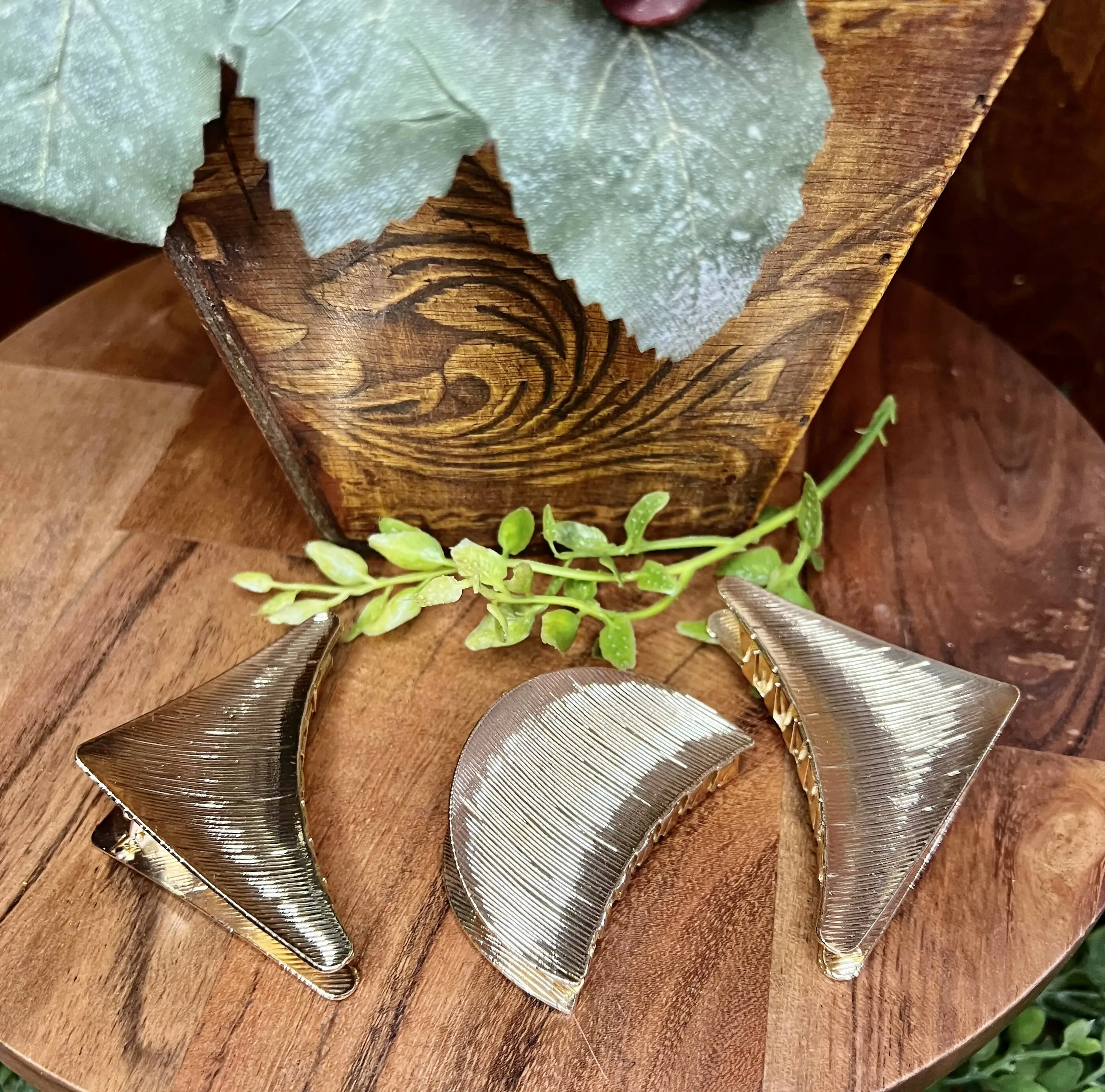 Gold Hair Clips