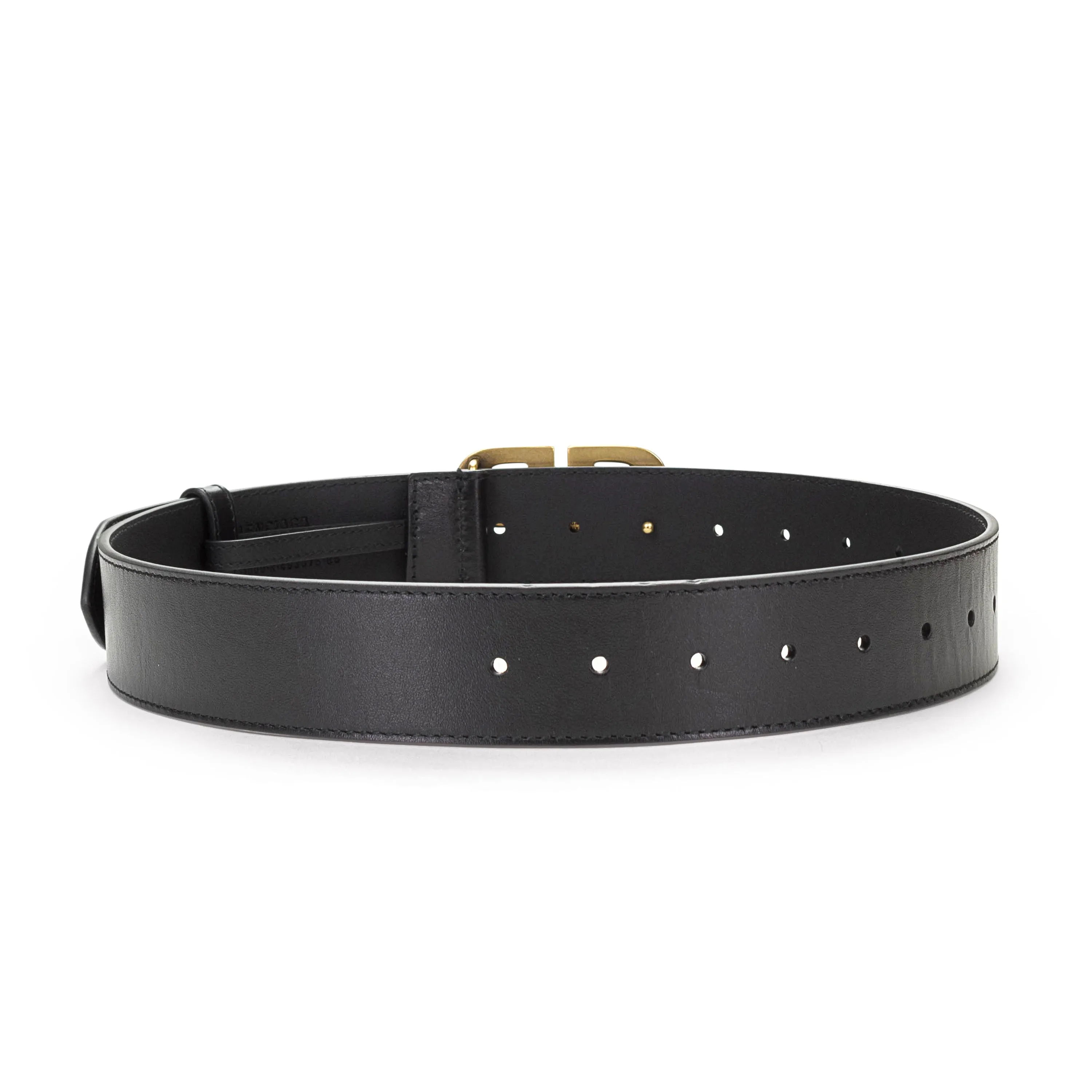 GUCCI X BALENCIAGA BELT BLACK/GOLD BELTS