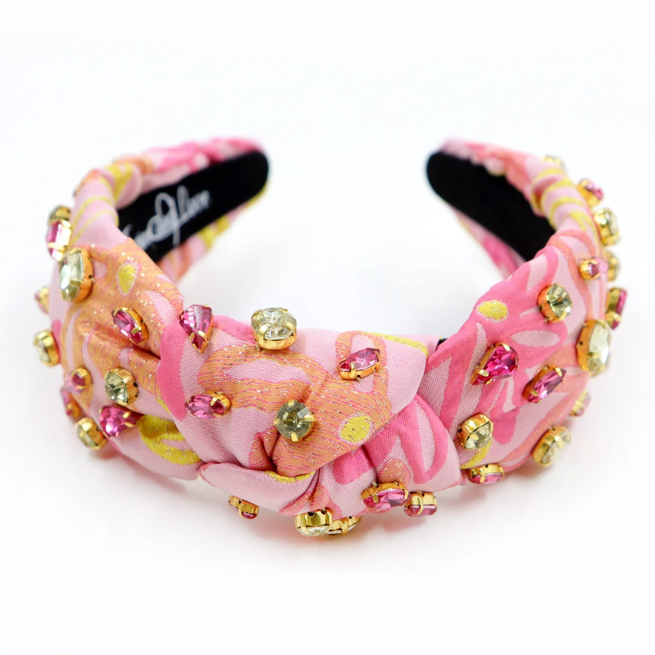Hand Sewn Nora Jeweled Knot Headband