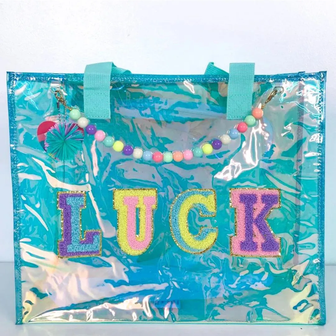 Holographic Tote Bag- Green
