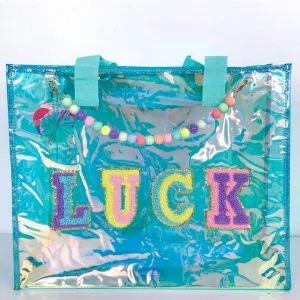 Holographic Tote Bag- Green