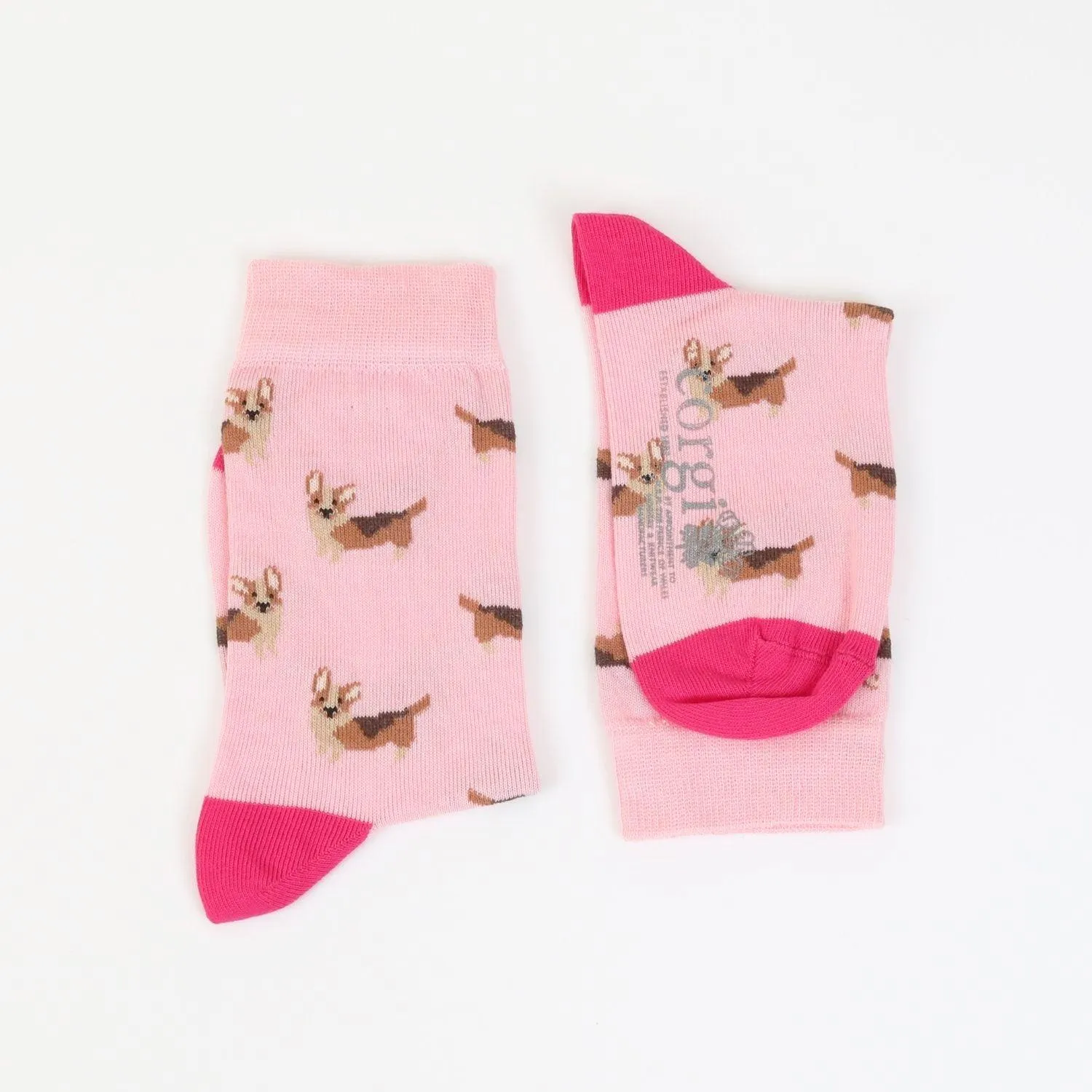 Kids Corgi Dog Cotton Socks