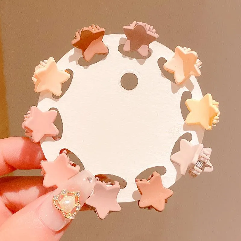 Korean mini flower, cute summer bangs, small hair clip,mini barrette, cute hair clip,star water drop hair clip, beauty salon, fashion accessory, flower, diamond and pearl