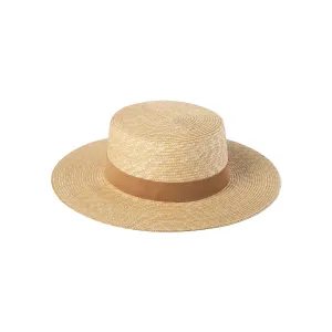 Lack of Color Spencer Boater Suede Hat in Natural/Straw