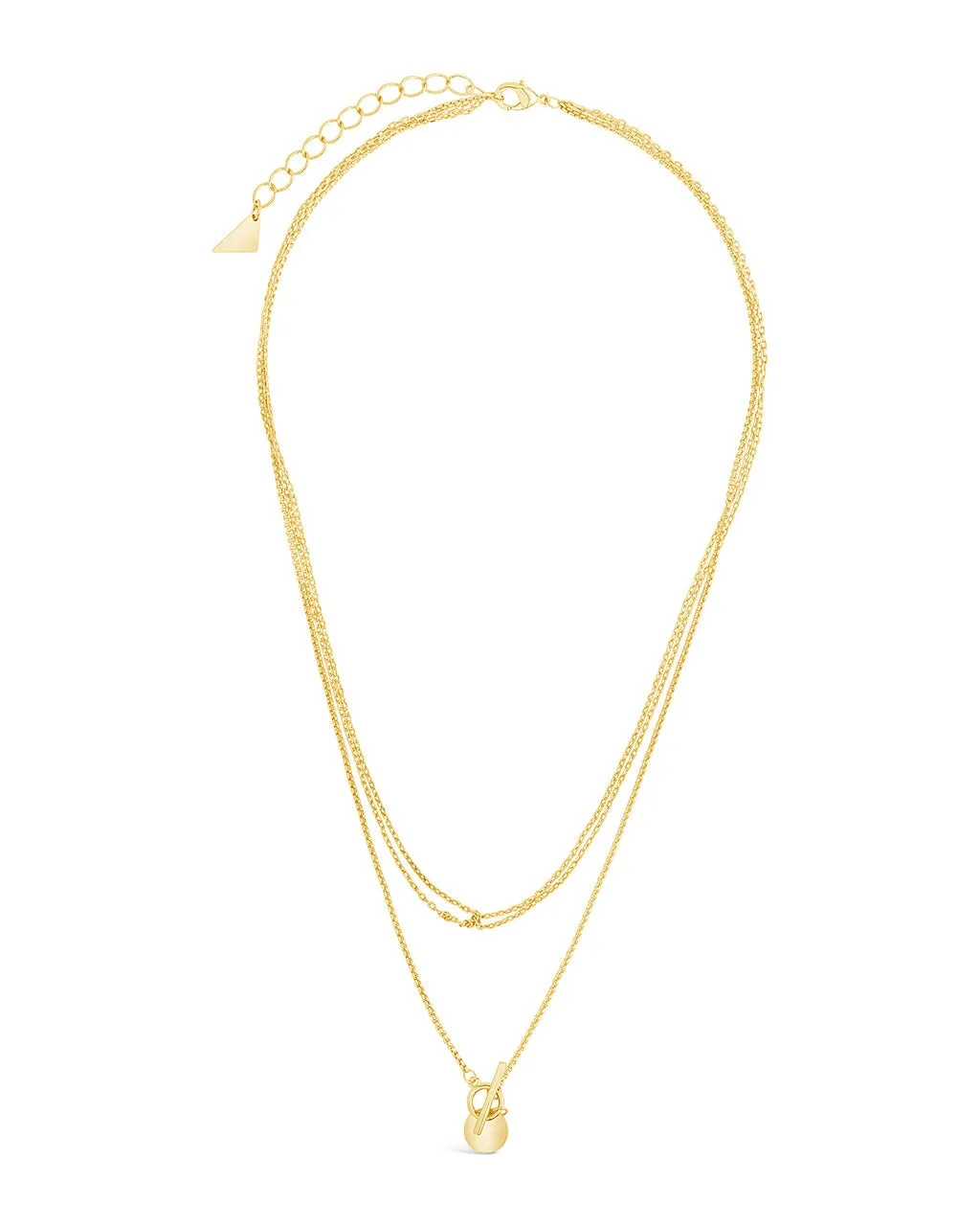 Larisa Layered Chain Toggle Necklace