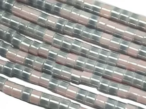 Light Purple & Lavender  Dual Tone Glass Bead Strings