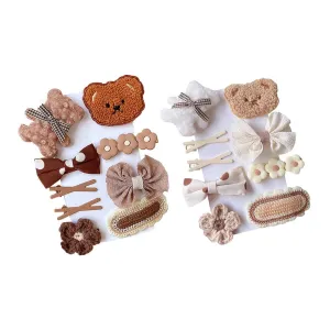 Little Girl 9Pcs Set Hair Clips