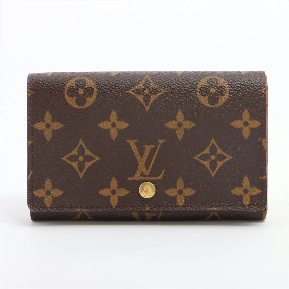 Louis Vuitton Monogram Portefolio Tresor M61736 Compact Wallet