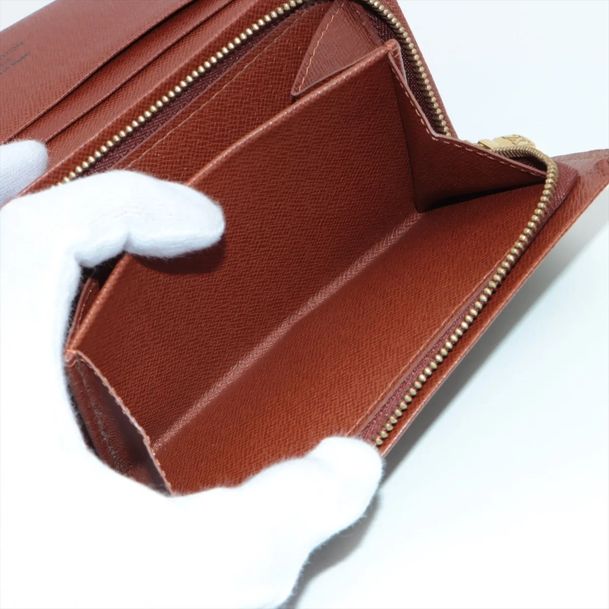 Louis Vuitton Monogram Portefolio Tresor M61736 Compact Wallet
