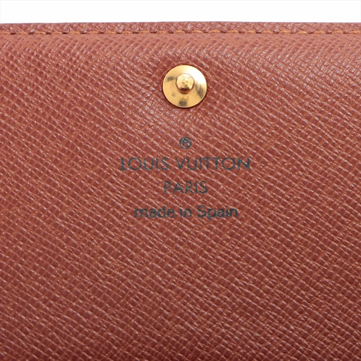 Louis Vuitton Monogram Portefolio Tresor M61736 Compact Wallet