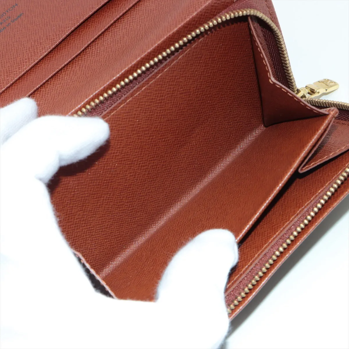 Louis Vuitton Monogram Portefolio Tresor M61736 Compact Wallet