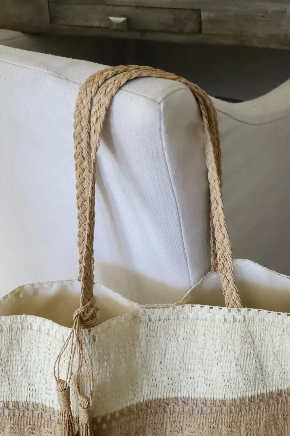Lucia Woven Tote