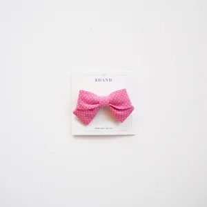 Magenta Polka Dots | Petite Sailor Bow
