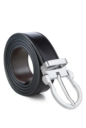 Magno Silver with Black/Brown Strap