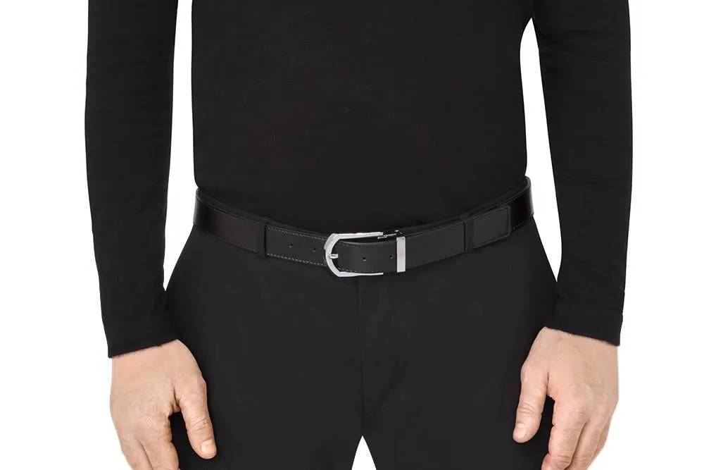 Magno Silver with Black/Brown Strap