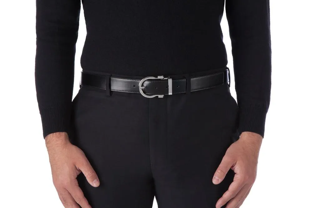 Magno Silver with Black/Brown Strap