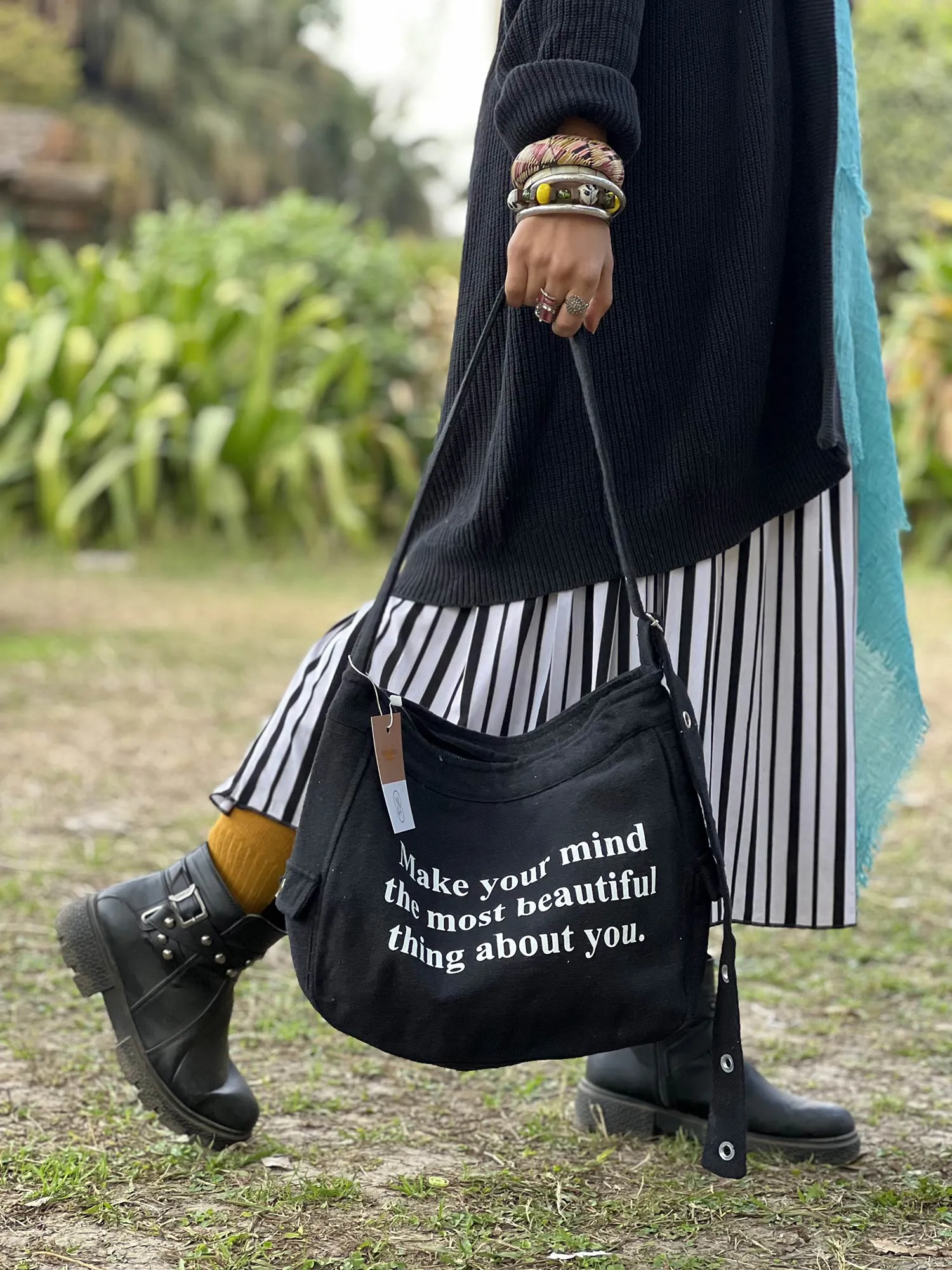 Medium Tote Bag With Pockets - Moleys Bags