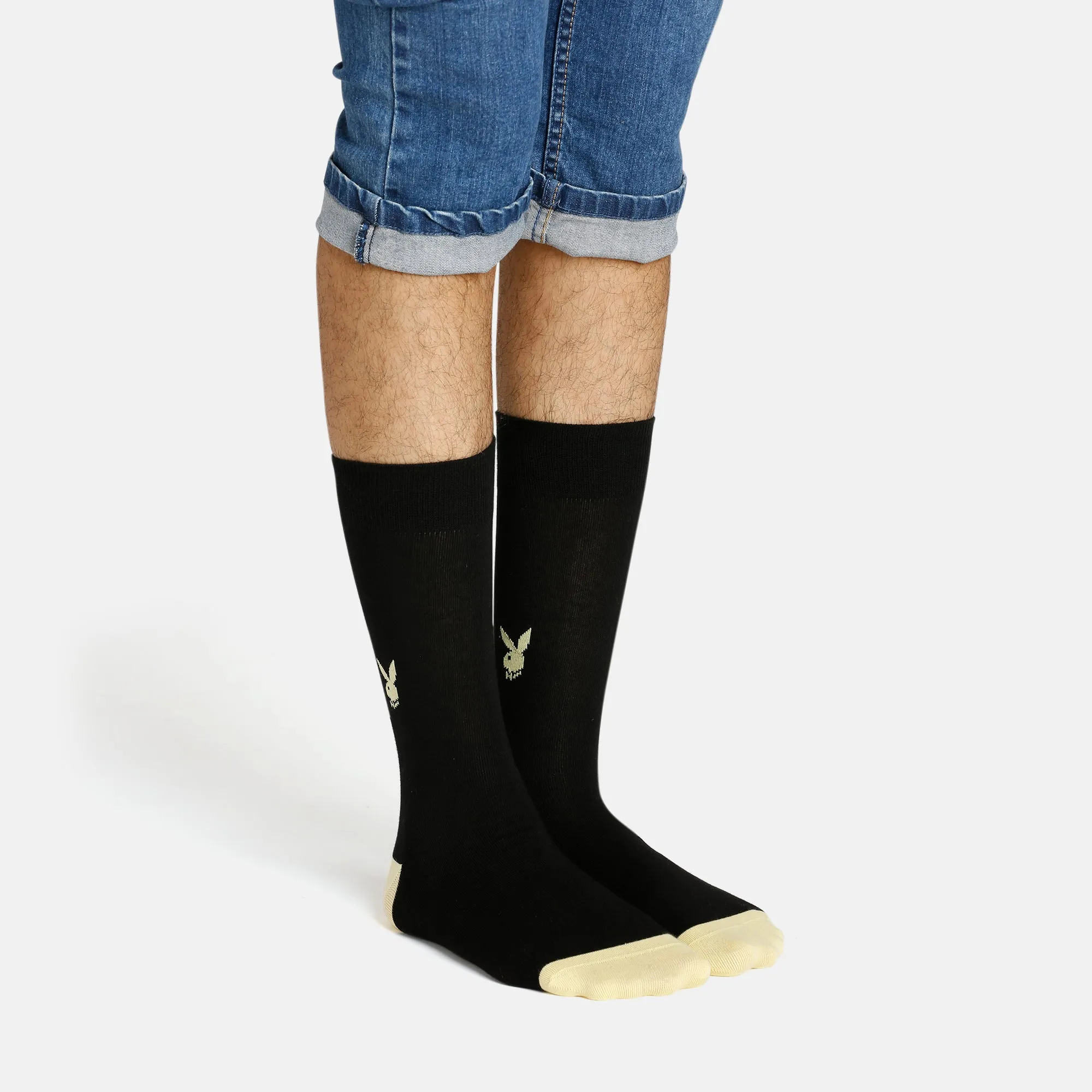 Men’s Playboy Themed Crew Socks