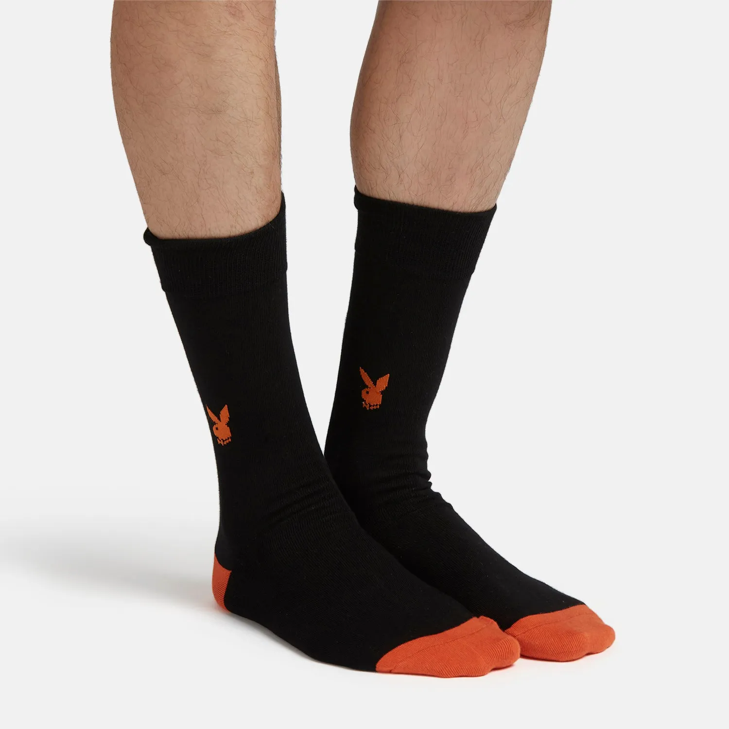Men’s Playboy Themed Crew Socks