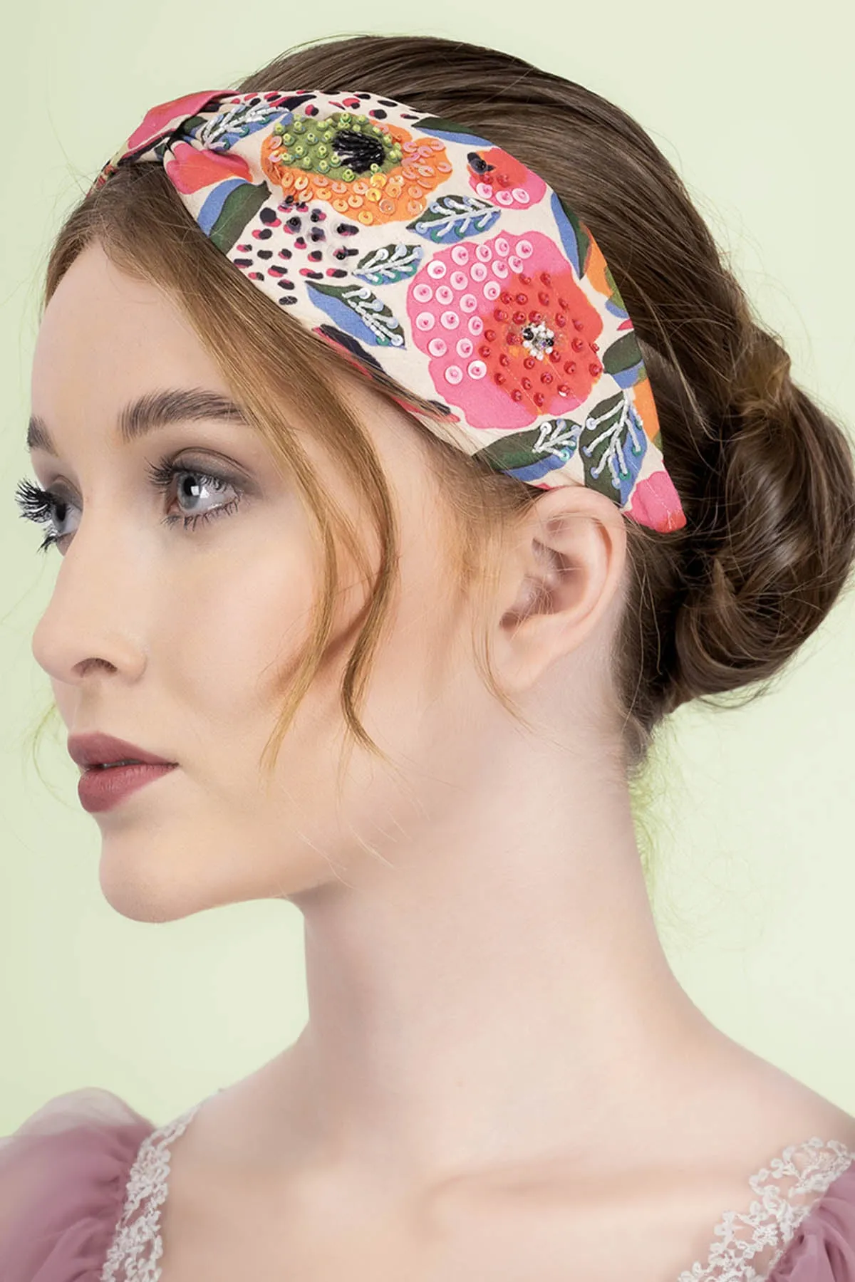 Multicolor Flower Headband