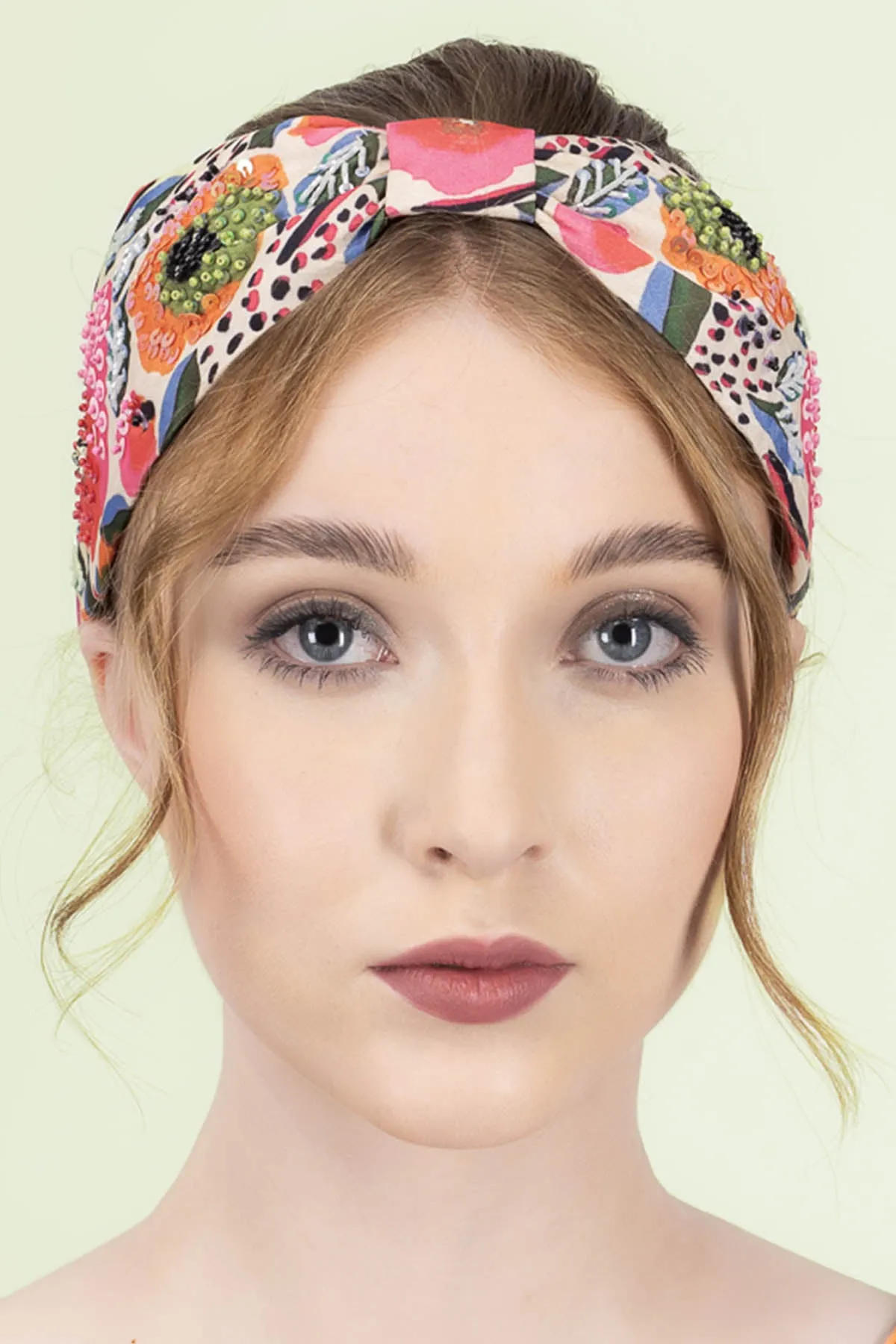 Multicolor Flower Headband
