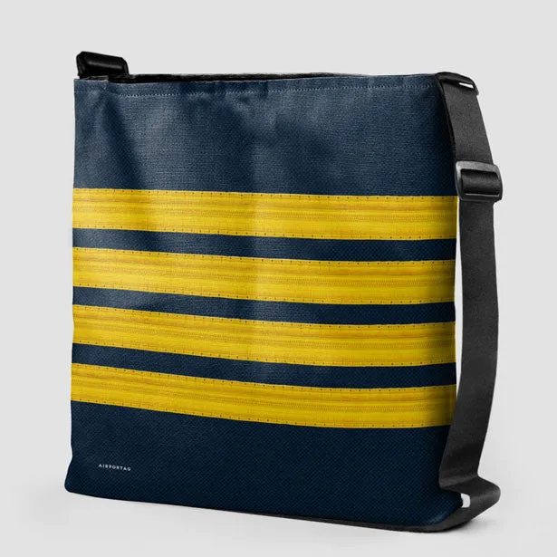 Navy Pilot Stripes - Tote Bag