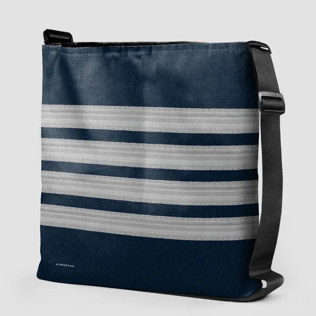 Navy Pilot Stripes - Tote Bag