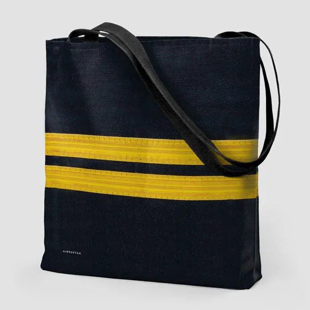Navy Pilot Stripes - Tote Bag