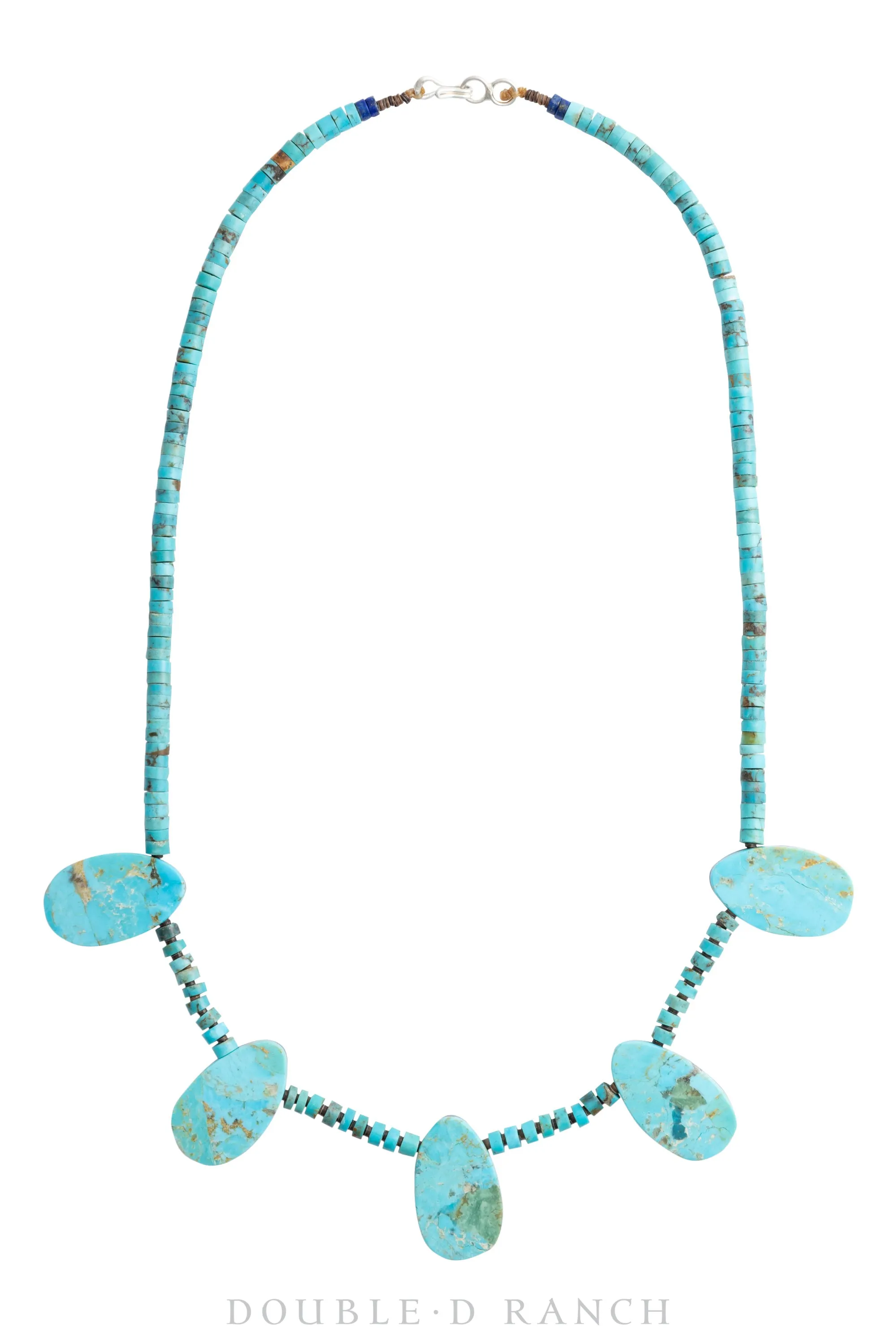 Necklace, Inlay, Turquoise & Lapis, Artisan, Contemporary, 1716
