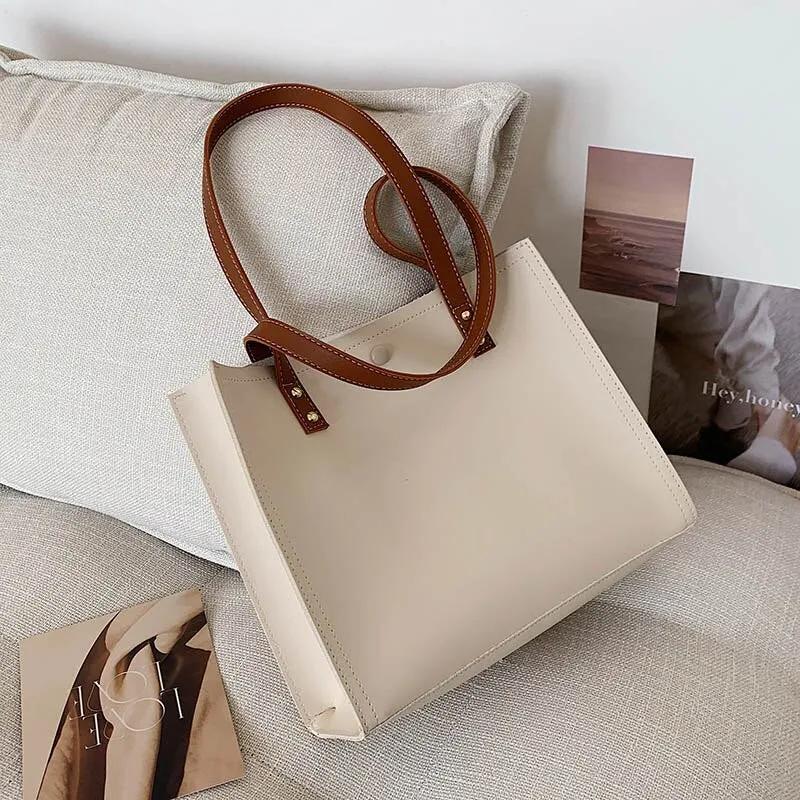 New All-match Women's Shoulder Bags Waterproof PU Material High-quality Large-capacity  Fashion Trend Portable Student Bag