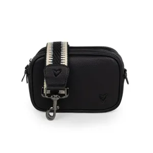 NEW: Durham Vegan Leather Crossbody - Black