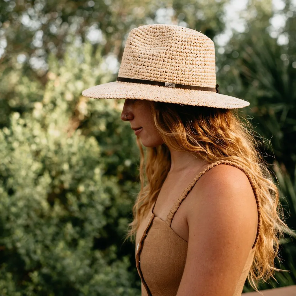 Old-World Sun Hat Straw