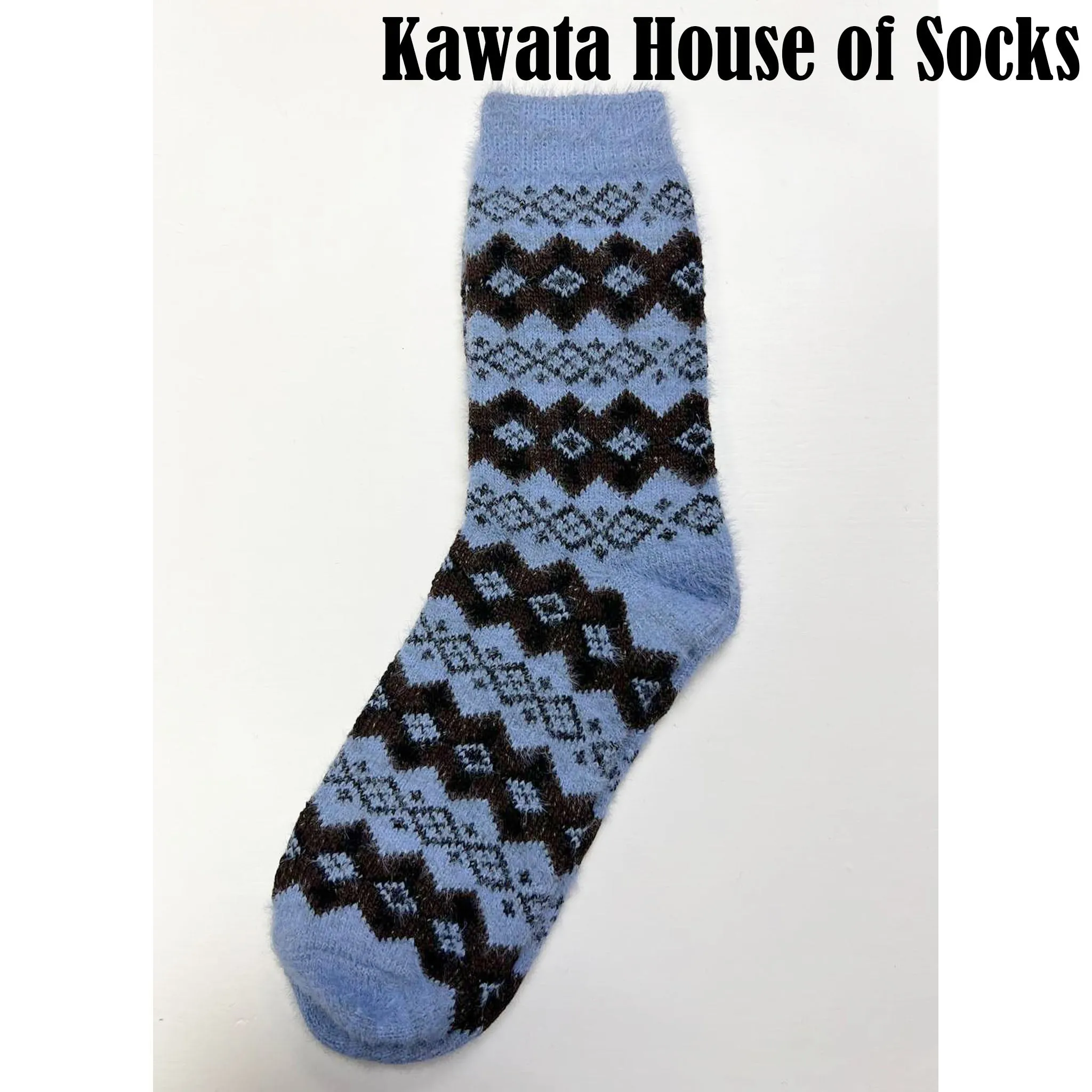 Patterned Wool Socks - EU 38- EU 43