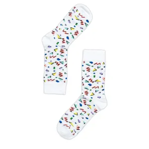 Playful Socks C 80s Day Time Party Socks