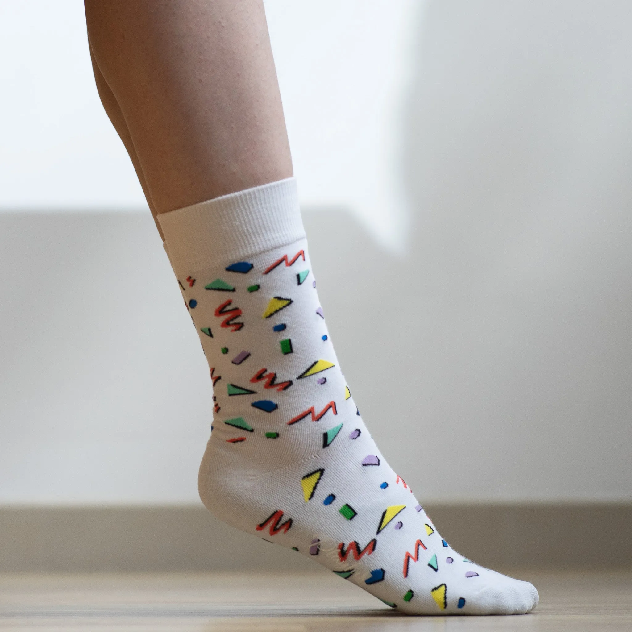 Playful Socks C 80s Day Time Party Socks