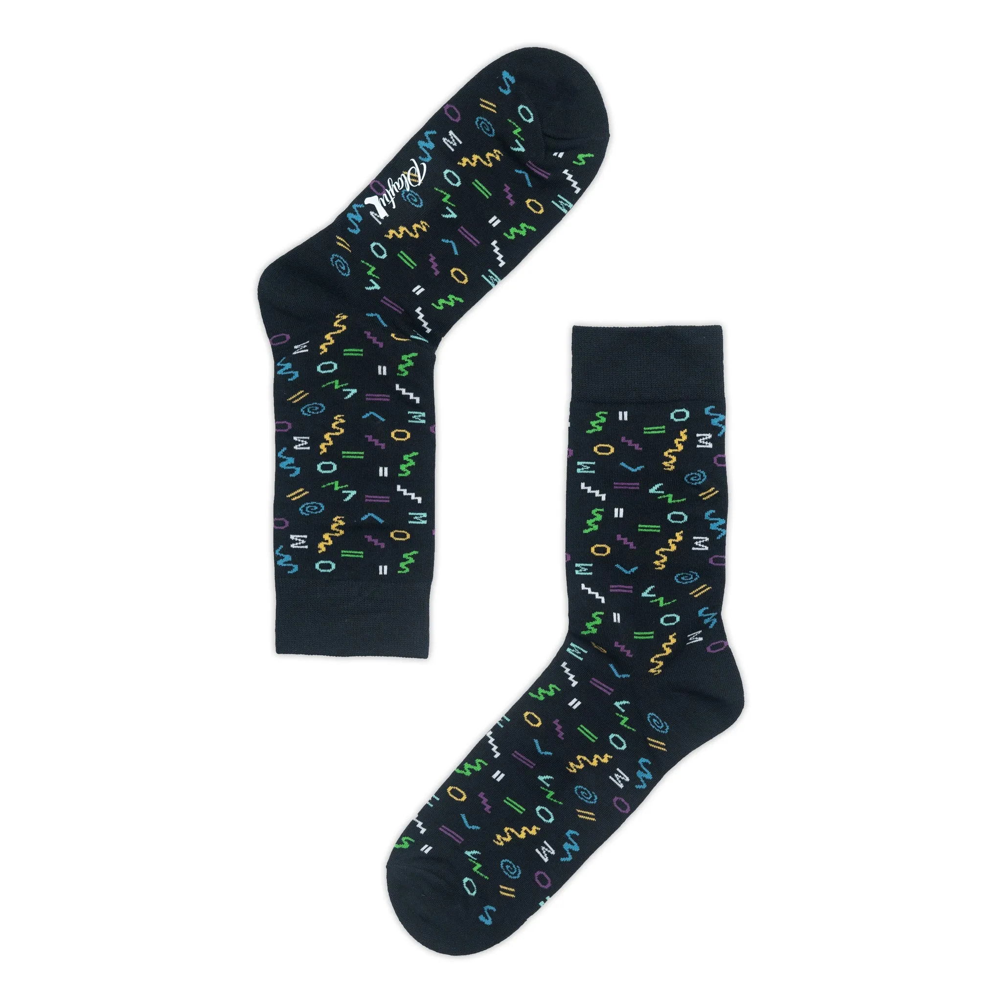 Playful Socks C 80s Night Life Socks