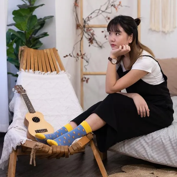 Playful Socks - French Toast