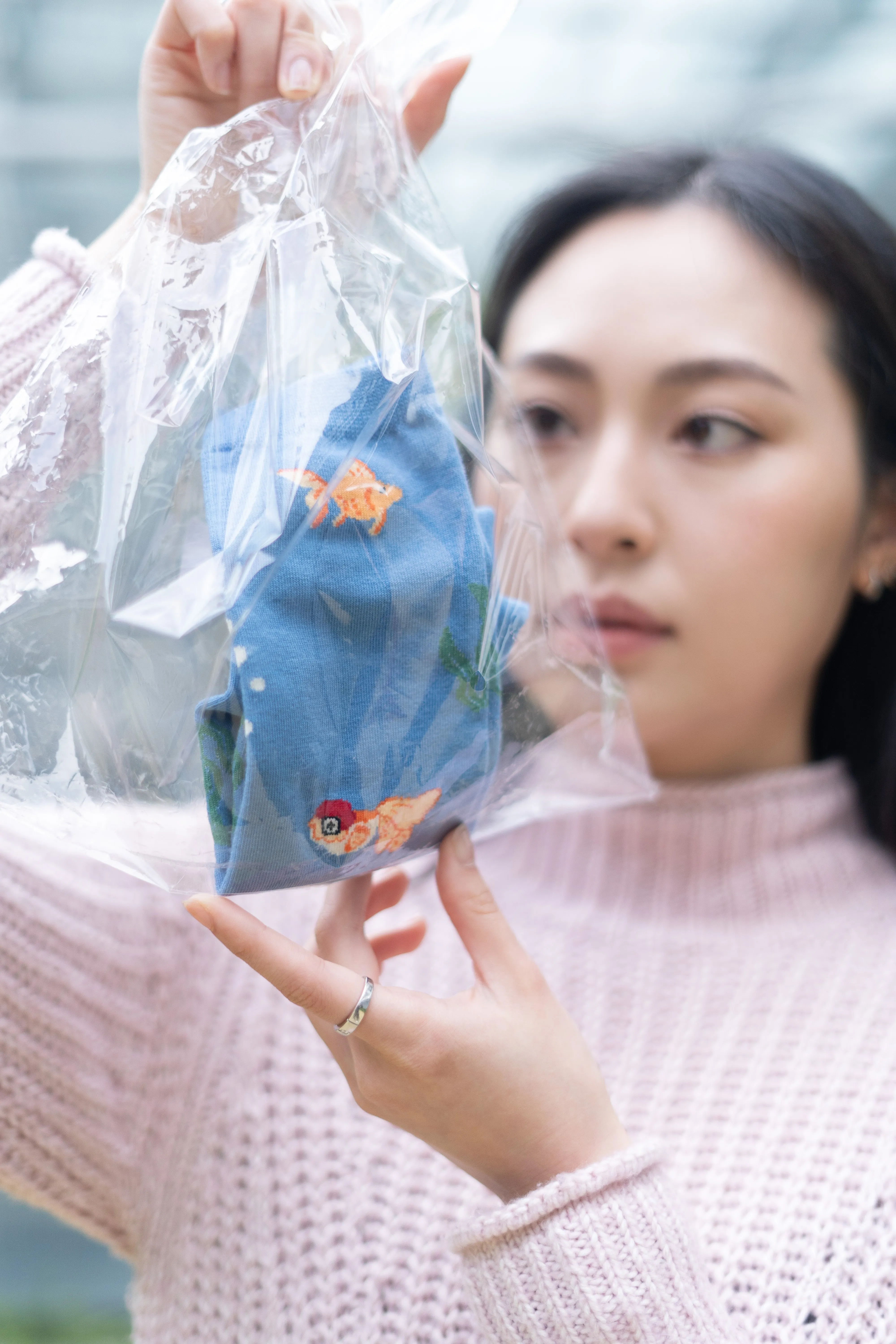 Playful Socks - Gold Fish