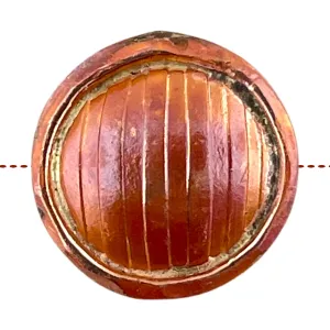 Puffy Copper Round Bead