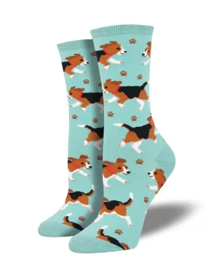 Puppy Prints Women's Socks