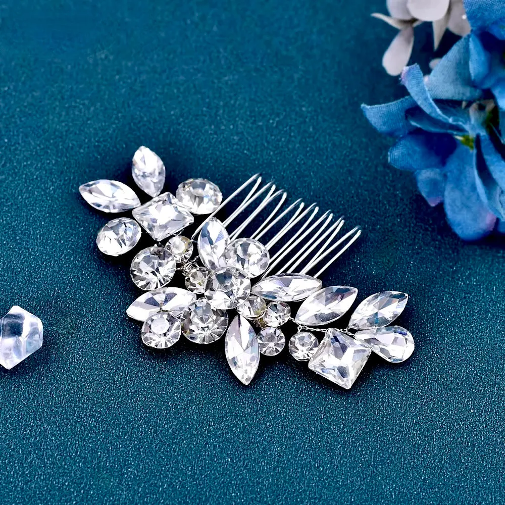 "Tonya" - Delicate Crystal Bridal Hair Comb